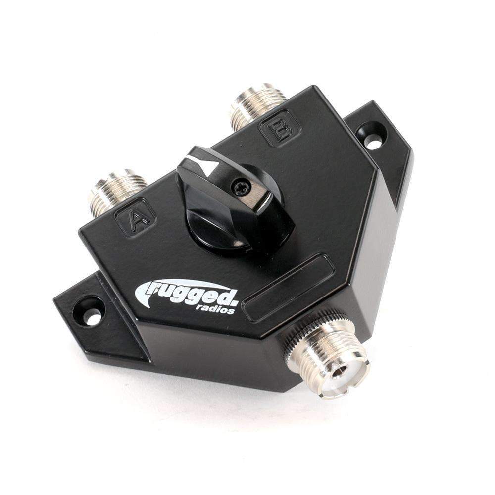 Dual Antenna Switch for Mobile Radios with 4' Coax Cable - CLEARANCE