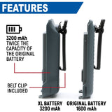 GMR2 and GMR2 PLUS Handheld Long-Lasting XL Battery