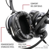 ULTIMATE Alpha Audio Stereo Headset with Volume Control (OTH and BTH)