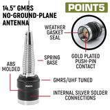 GMRS Mobile Radio Kit for Jeep Wrangler JL and Gladiator JT
