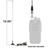 Antenna - Magnetic Mount for Rugged Dual Band Handheld Radios - CLEARANCE