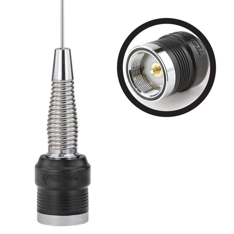 Antenna - Wide Band 1/4 Wave with Spring - CLEARANCE