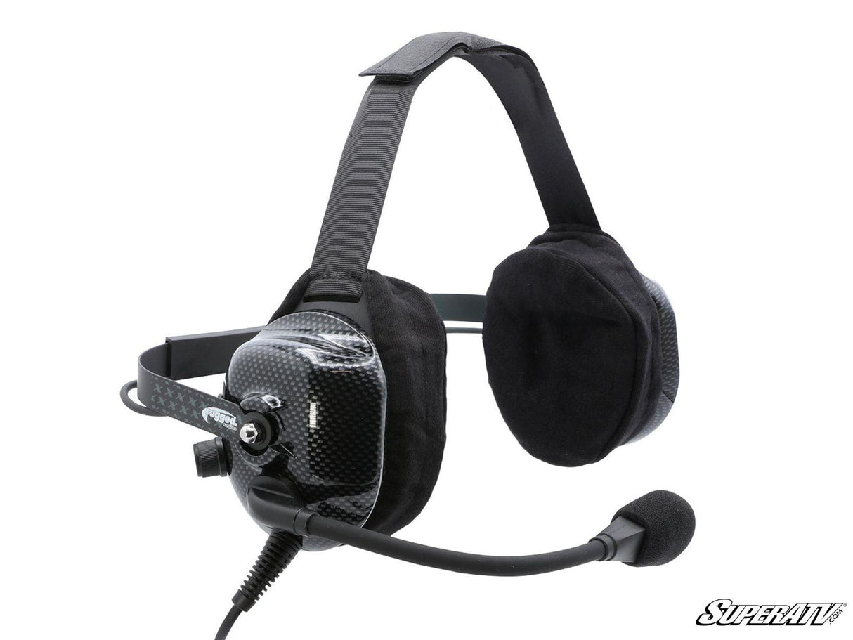 Rugged Radios Ultimate Alpha Audio Stereo Headset with Volume Control