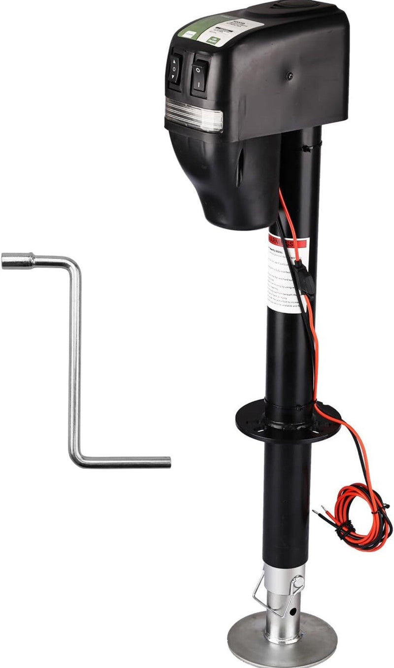 Upgraded 5000lbs Electric Power Tongue Trailer Jack for RVs
