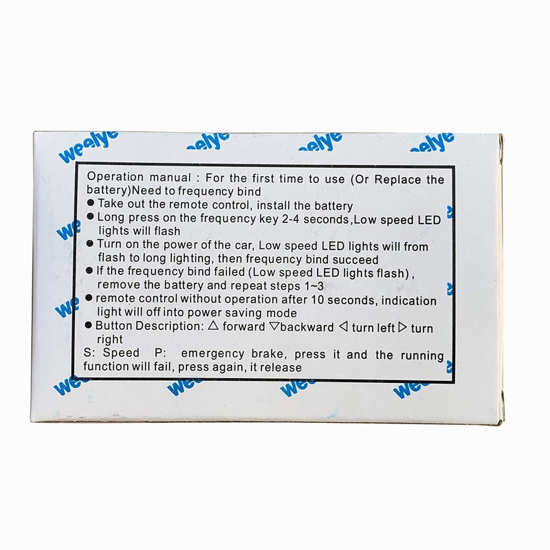 2.4G Bluetooth Remote Control and Receiver Kit for Kids Powered Ride-On Car