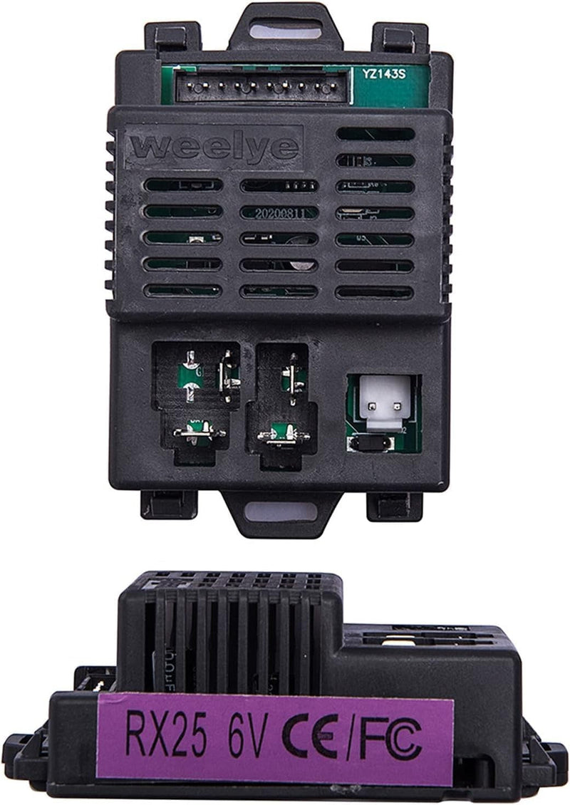 RX25 6V Kids Electric Ride-On Car with 2.4G Bluetooth Remote Control and Receiver