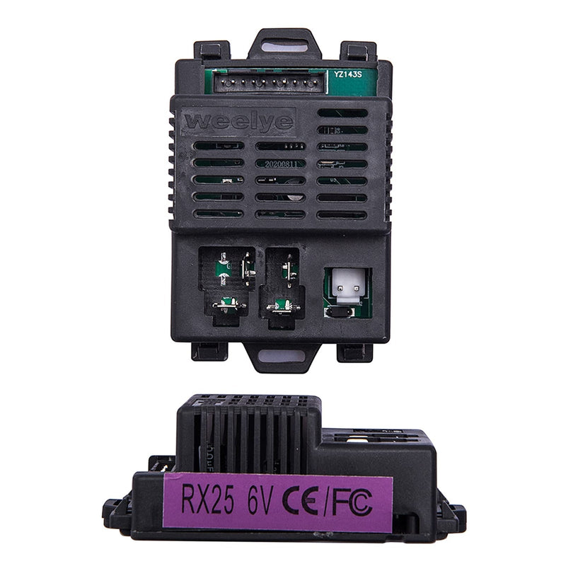 RX25 6V Kids Electric Ride-On Car with 2.4G Bluetooth Remote Control and Receiver