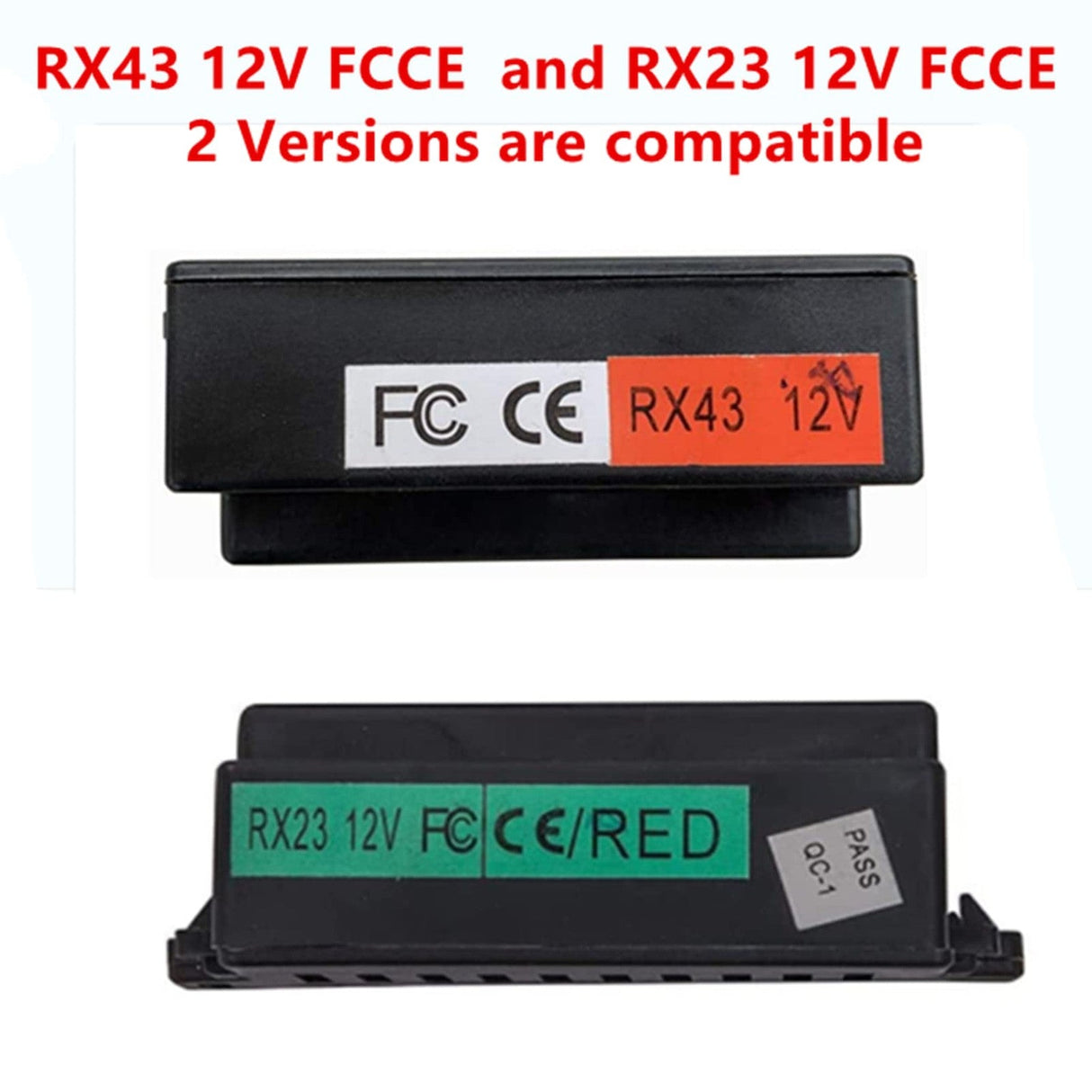 12V Bluetooth 2.4G Remote Control Receiver and Control Box Compatible with RX43 and RX23 Models
