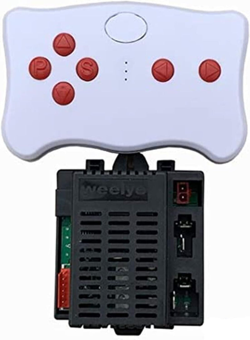 12V Replacement Remote Control with 2.4G Wireless Connectivity for Kids' Cars RX43 RX23