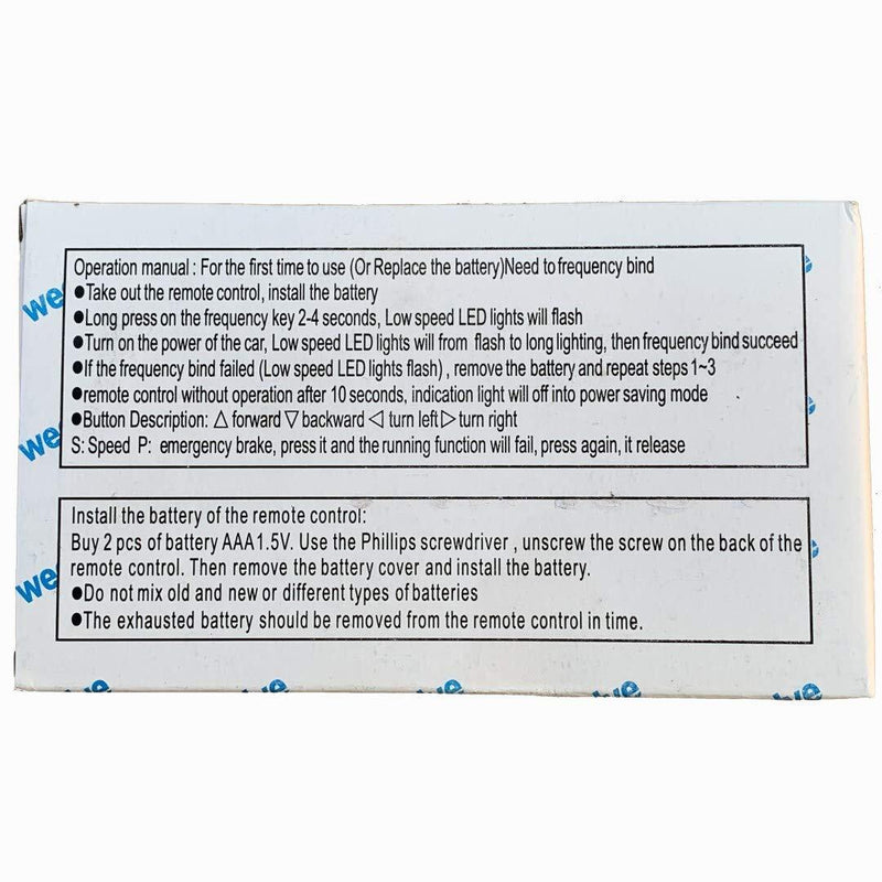 24V Bluetooth 2.4G Remote Control Receiver Kit for Kids Powered Ride-On Vehicles