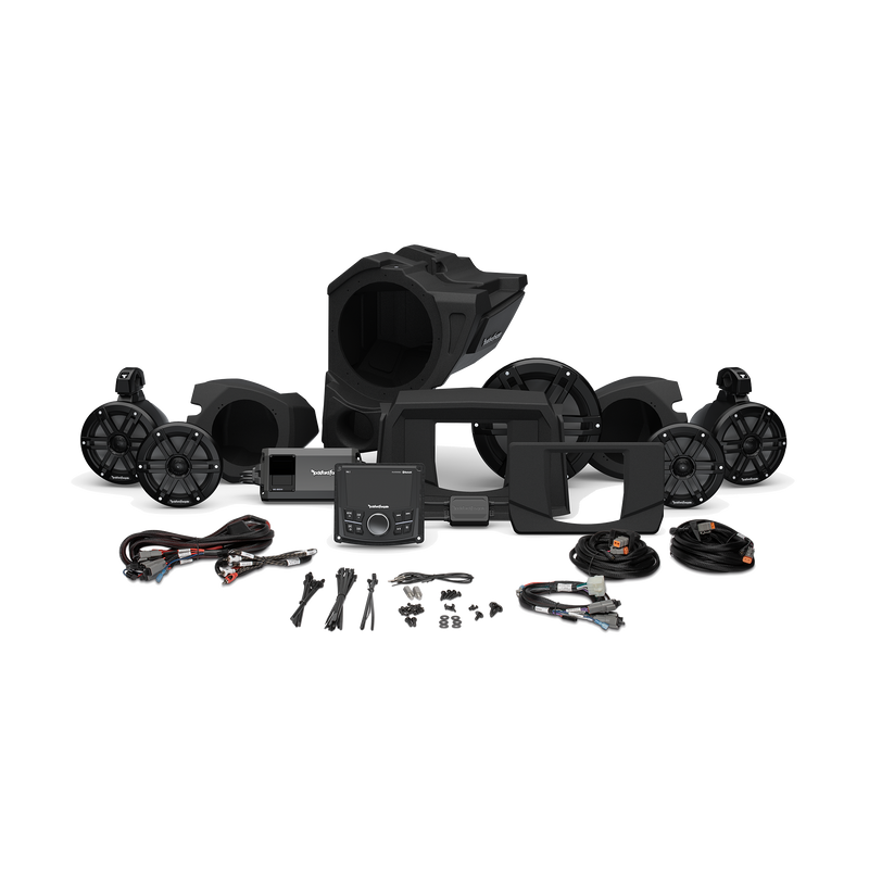 2014+ Polaris RZR Rockford Fosgate Audio Kit Color Optix Gen 3 (Stage 4)