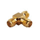 RP-SMA Female Triple T to 2X RP-SMA Female Adapter TekShack