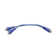 Audiopipe BMS-BLS-YF2M RCA Splitter 2 Male 1 Female Audiopipe