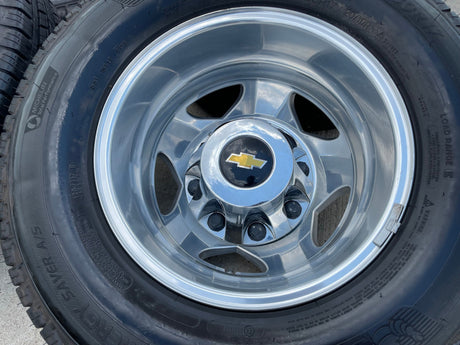 17" Chevy Silverado GMC Sierra 3500 Dually rims wheels OEM 5519 5520 NEW Texas Truck Tire