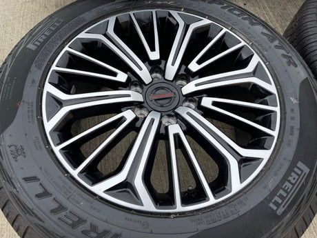 20" Nissan Titan PRO-4X Armada OEM wheels rims tires black 2024 2025 2026 NEW Texas Truck Tire