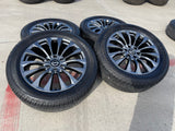 22" Infiniti QX80 QX56 Nissan Titan OEM wheels rims 62799 73770 tires Texas Truck Tire