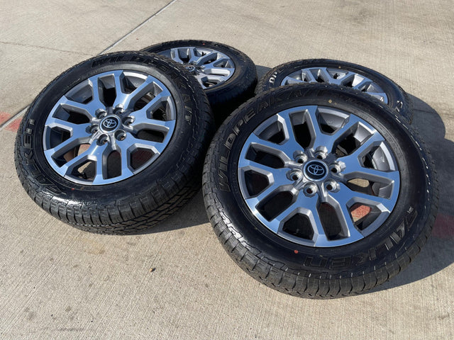 20" Toyota Tundra TSS TRD OEM wheels rims 95359 75277 Sequoia 2025 2026 NEW A/T Texas Truck Tire