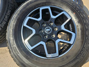 18" Ford Ranger Bronco wheels rims tires black 95213 tires 2023 2024 2025 NEW Texas Truck Tire