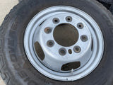 17" Dodge Ram 3500 Dually Laramie 8x200 wheels rims 2703 2704 OEM tires COOPER Texas Truck Tire