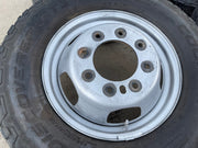 17" Dodge Ram 3500 Dually Laramie 8x200 wheels rims 2703 2704 OEM tires COOPER Texas Truck Tire