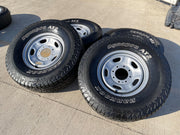 17" Ford F-250 F-350 OEM 3828 wheels rims tires HANKOOK DYNAPRO A/T2 35" Texas Truck Tire