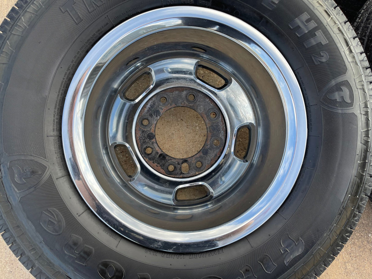 17" Dodge Ram 3500 Dually Laramie 8x200 wheels rims 2703 2704 OEM DISCOUNTED Texas Truck Tire