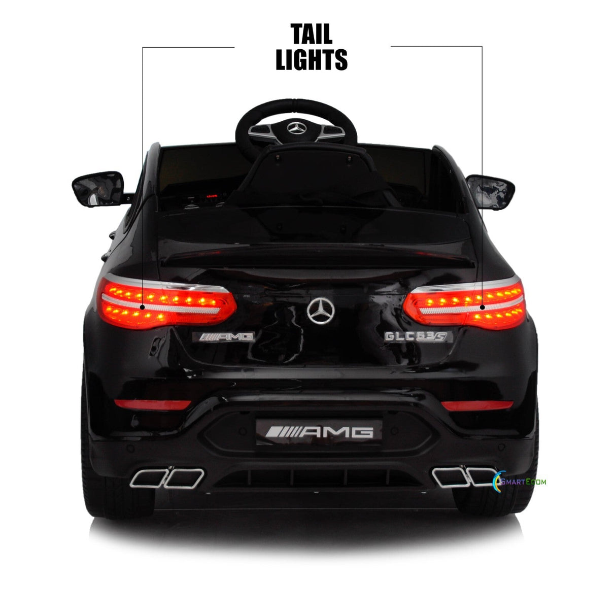 12V One-Seater Ride-On Car with Remote Control and MP3 – Licensed Mercedes-Benz, Multiple Colors