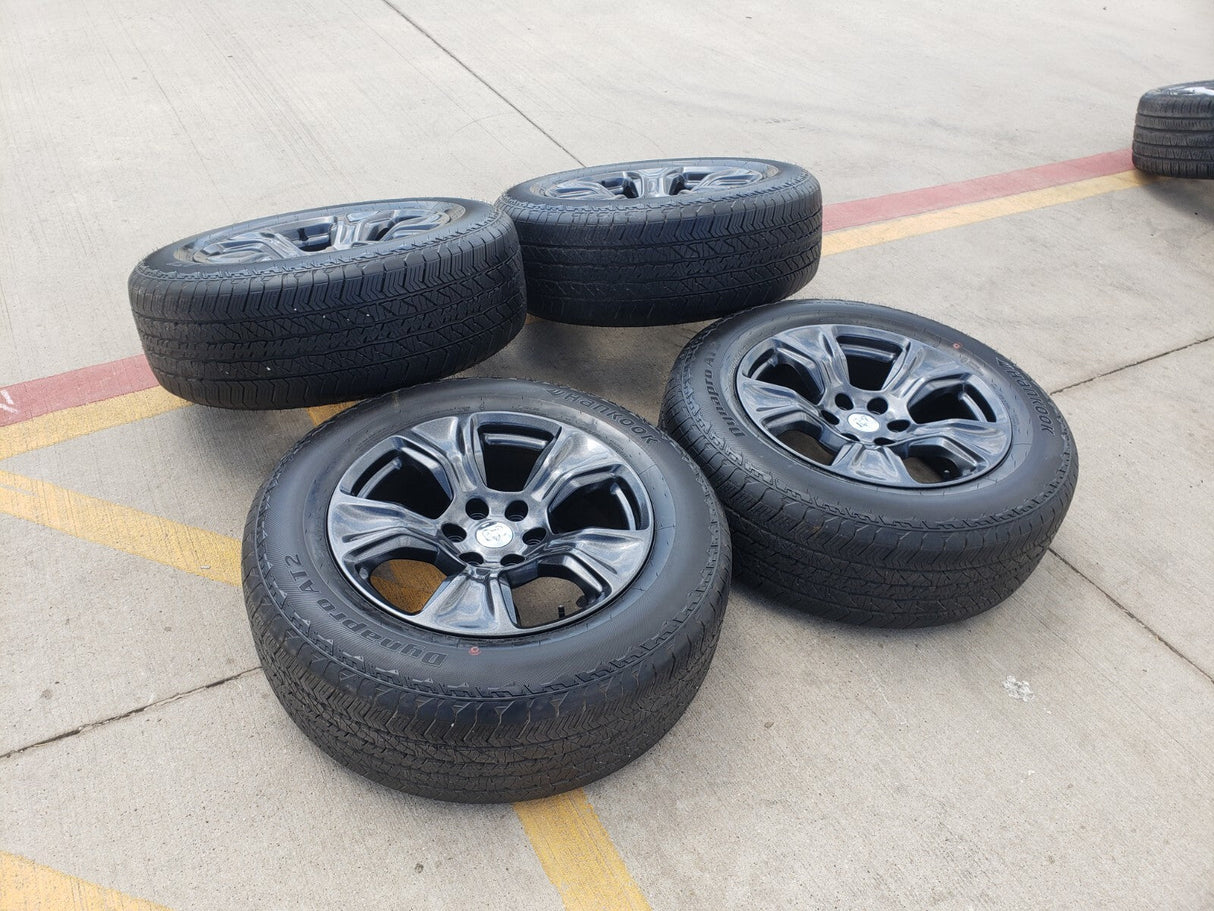 20" Dodge Ram 1500 OEM Laramie wheels rims 2674 tires NEW Texas Truck Tire