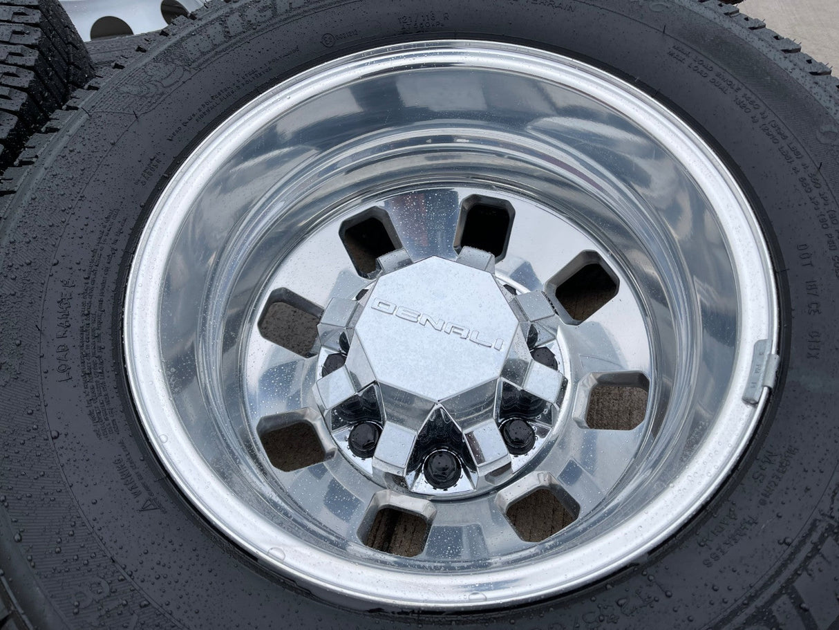 18" GMC Sierra 3500 DENALI Dually rims wheels OEM 8x210 2025 2026 MICHELIN NEW Texas Truck Tire