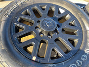 20" Dodge Ram 2500 3500 LARAMIE OEM 51649 wheels rims A/T2 2025 2026 Texas Truck Tire