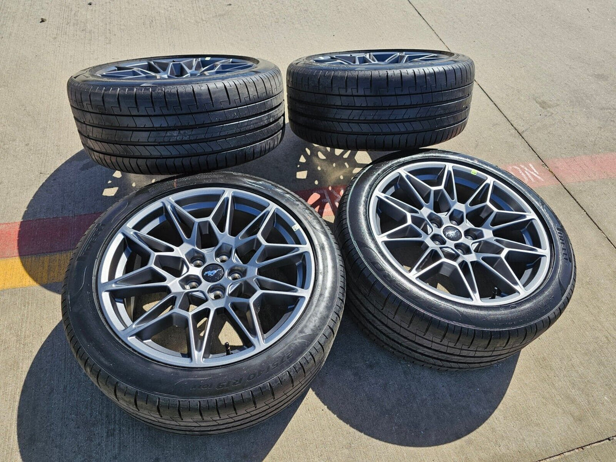 19" Ford Mustang GT Performance Track Pack OEM wheels rims 2024 2025 TPMS NEW Texas Truck Tire