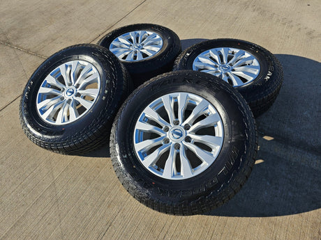 18" Nissan Titan Armada PRO-4X OEM 62737 wheels rims FALKEN A/T3 tires NEW Texas Truck Tire