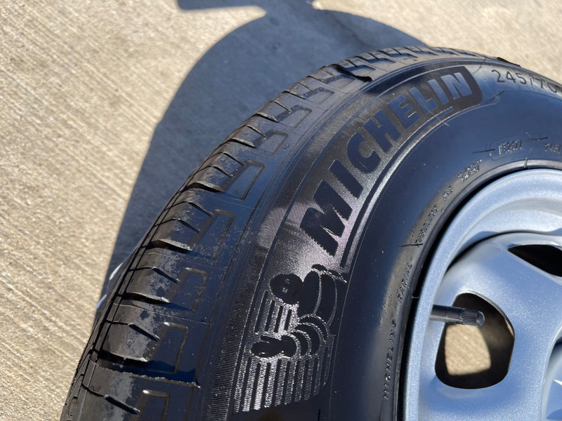 17" Ford F-150 OEM rims wheels 3857 tires steel 2022 2023 2024 2025 2026 NEW Texas Truck Tire