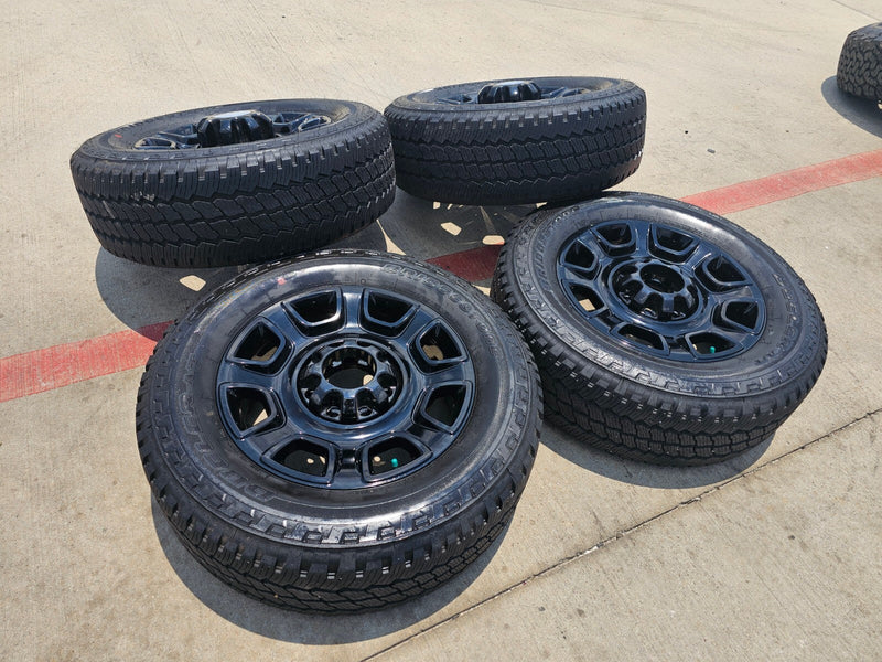 20" Ford F-250 F-350 OEM Lariat Platinum wheels rims 10486 tires 2025 2026 NEW Texas Truck Tire