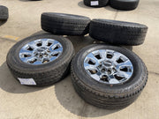 20" Ford F-250 King Ranch Lariat OEM 10100 rims wheels CHROME BRIDGESTONE Texas Truck Tire