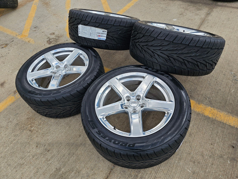 20" Jeep Grand Cherokee SRT Trackhawk OEM 9172 wheels rims tires NEW Texas Truck Tire