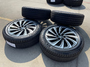 22" Lincoln Navigator OEM 10666 rims wheels BLACK LABEL 2025 2026 MICHELIN NEW Texas Truck Tire