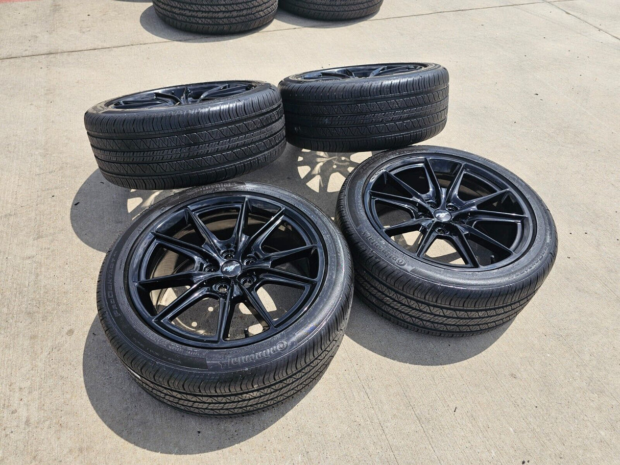 19" Ford Mustang Stealth GT OEM wheels rims 95759 tires 2022 2023 2024 2025 NEW Texas Truck Tire
