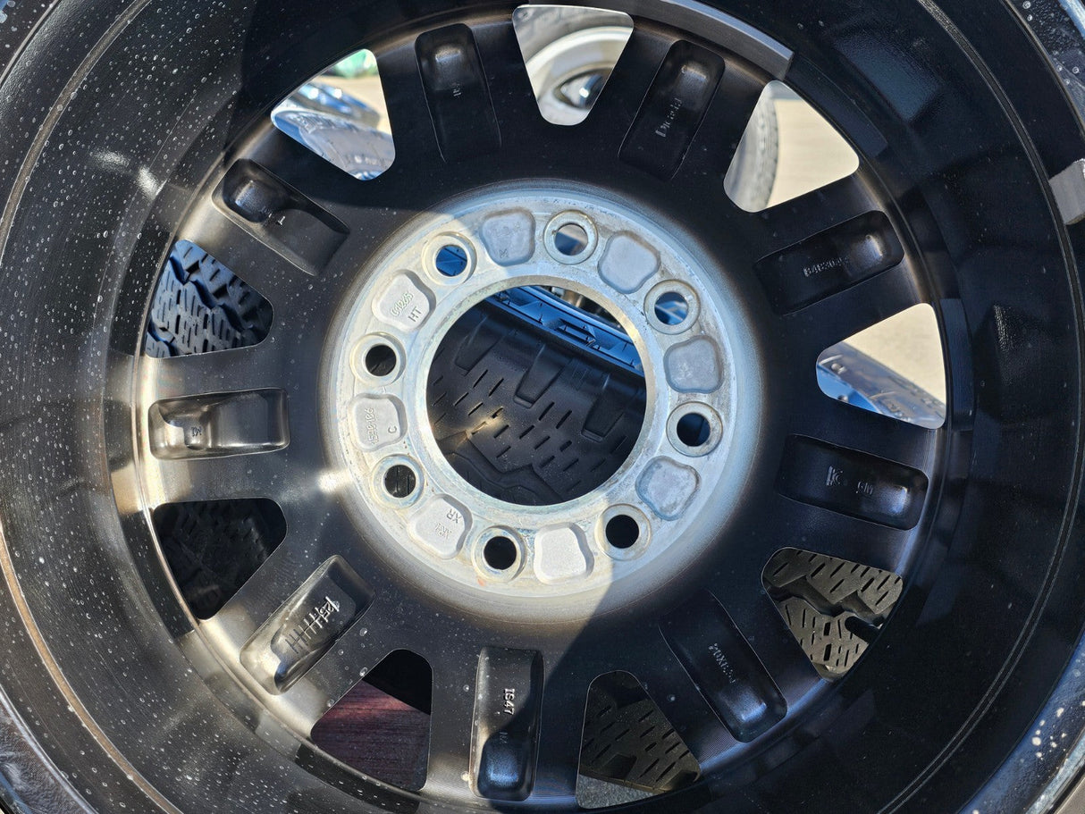 20" GMC Sierra DENALI 2500 3500 OEM 14137 5963 wheels rims Silverado tires A/T Texas Truck Tire