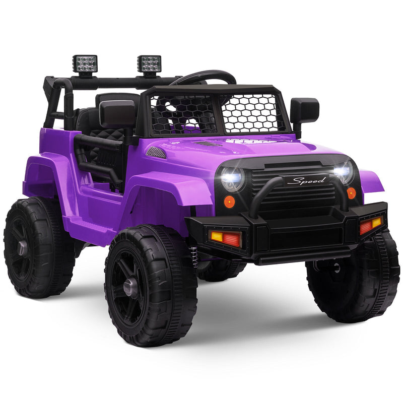12V Battery-Powered Kids Ride-On Off-Road Truck Toy with Parent Remote Control