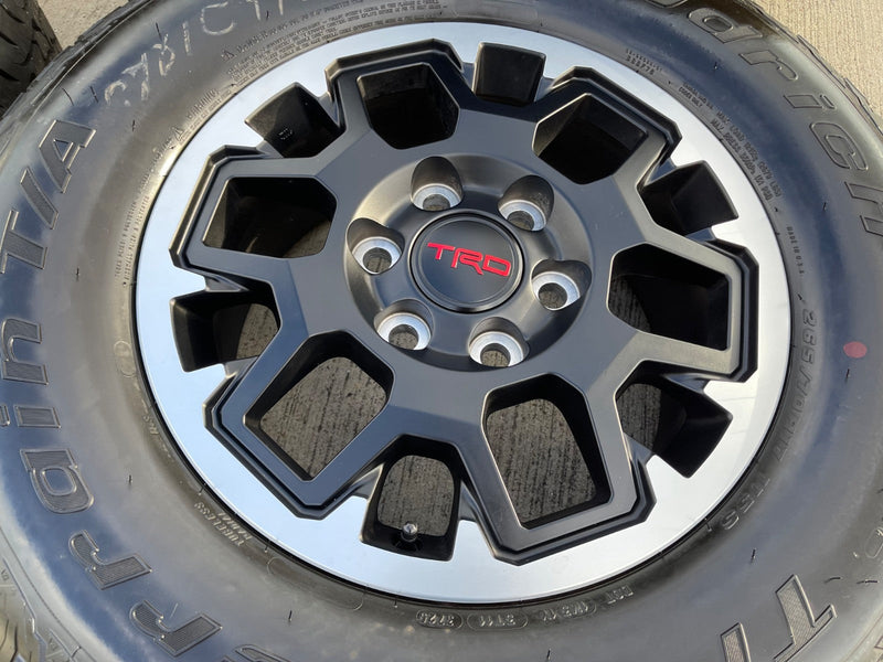17" Toyota Tacoma 4Runner TRD OEM 10638 wheels rims 2024 2025 2026 BFG NEW Texas Truck Tire