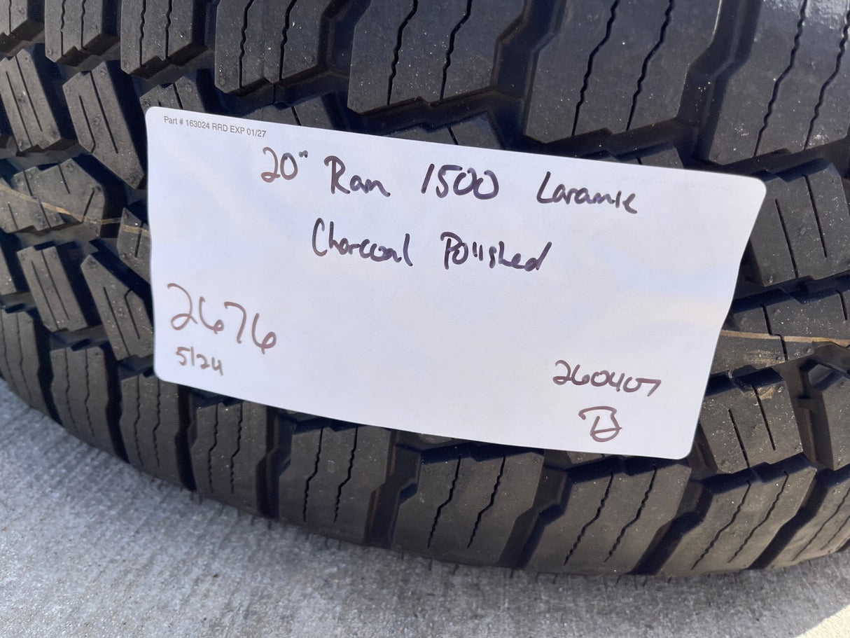 20" Dodge Ram 1500 OEM LIMITED 2676 2723 wheels rims 2025 2026 FALKEN A/T NEW Texas Truck Tire
