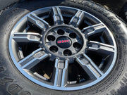 18" GMC Sierra AT4X Chevy Silverado OEM 14131 wheels rims 2024 2025 2026 Texas Truck Tire