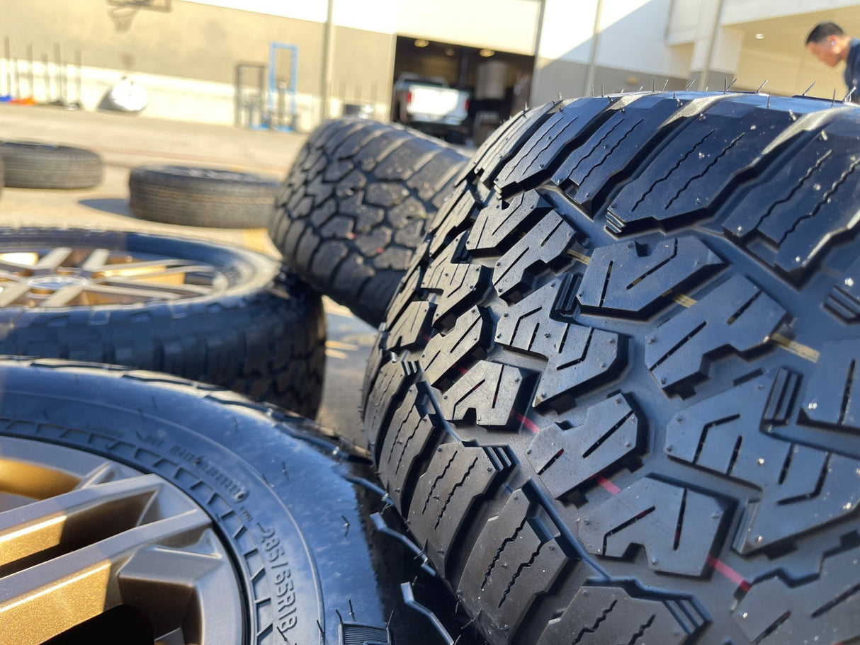 18" Toyota Tundra TRD OEM wheels rims 75281 Sequoia LX600 2025 2026 NEW FALKEN Texas Truck Tire