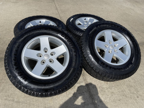 17" Jeep Gladiator OEM wheels rims 9074 Wrangler GOODYEAR TERRITORY A/T NEW Texas Truck Tire