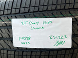 22" GMC Yukon Sierra DENALI OEM 14078 wheels rims CHROME 2023 2024 2025 2026 NEW Texas Truck Tire