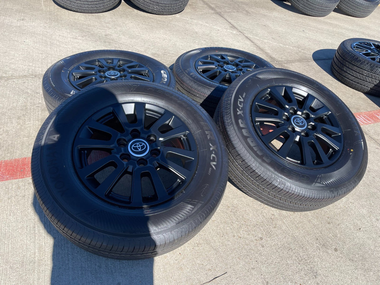 18" Toyota Land Cruiser OEM 95953 wheels rims Tundra Sequoia 2024 2025 2026 NEW Texas Truck Tire