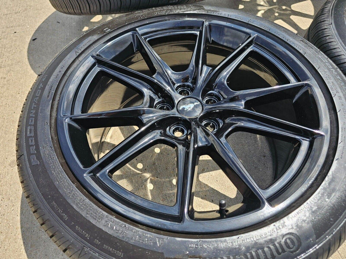 19" Ford Mustang Stealth GT OEM wheels rims 95759 tires 2022 2023 2024 2025 NEW Texas Truck Tire