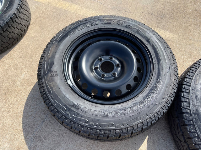 (1) 18" INEOS Grenadier OEM steel wheel rim tire 2024 2025 2026 NEW Texas Truck Tire