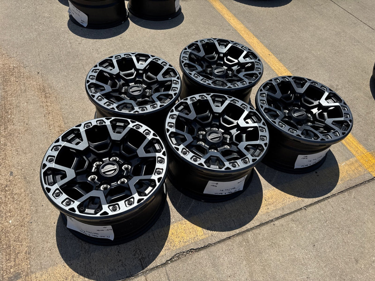(4) 17" Ford F-150 Raptor R OEM BEADLOCK rims wheels 2024 2025 2026 Texas Truck Tire